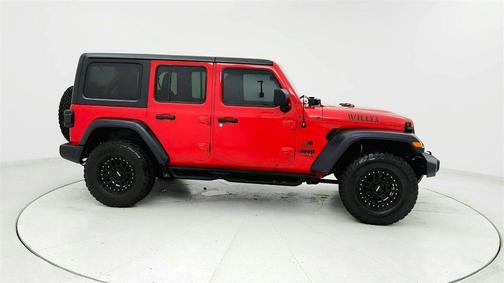 Red 2020 Jeep Wrangler Unlimited Sport