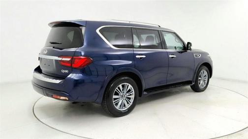 Blue 2024 INFINITI QX80 Luxe