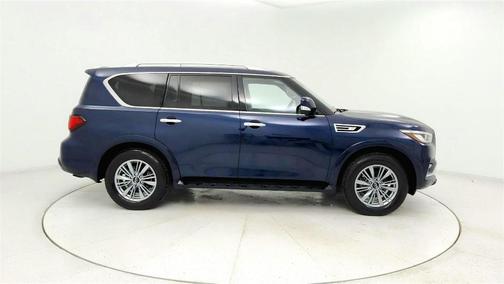 Blue 2024 INFINITI QX80 Luxe