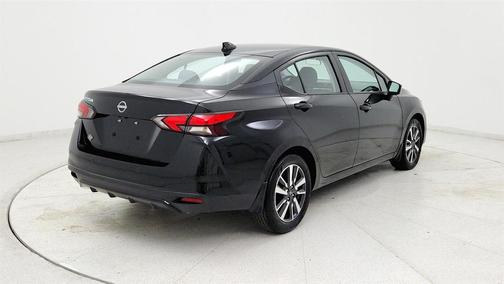Black 2025 Nissan Versa 1.6 SV