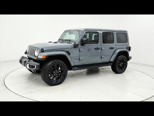 Gray 2025 Jeep Wrangler 4xe Sahara