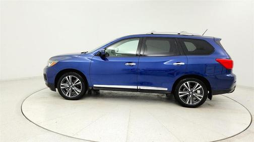Caspian Blue 2018 Nissan Pathfinder Platinum