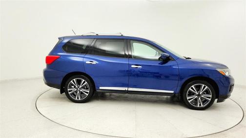 Caspian Blue 2018 Nissan Pathfinder Platinum