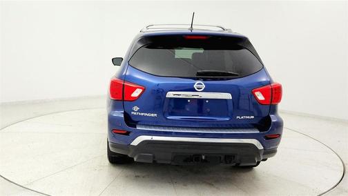 Caspian Blue 2018 Nissan Pathfinder Platinum