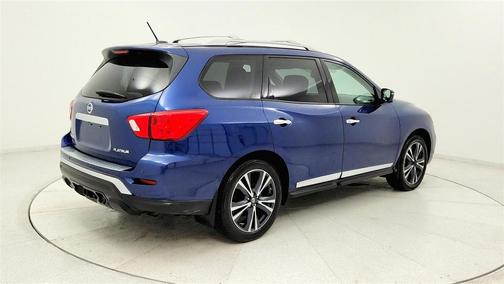 Caspian Blue 2018 Nissan Pathfinder Platinum
