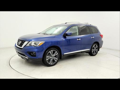 Caspian Blue 2018 Nissan Pathfinder Platinum