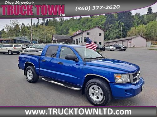Blue 2008 Dodge Dakota SLT