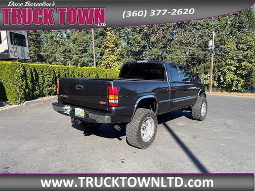 Grey 2004 GMC Sierra 1500 SLE Extended Cab