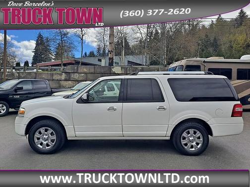 White Platinum Metallic Tri-Coat 2011 Ford Expedition EL Limited
