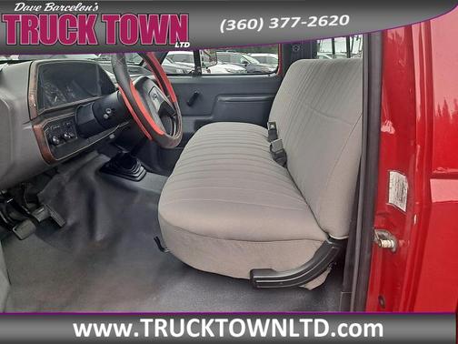 Red 1991 Ford F-150