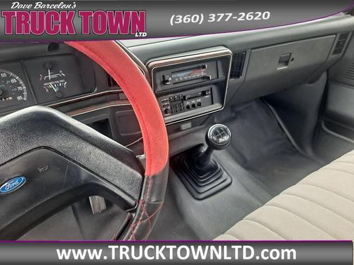 Red 1991 Ford F-150