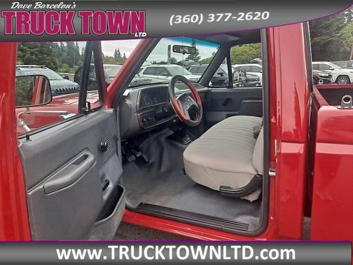 Red 1991 Ford F-150