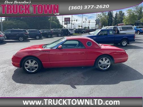 Red 2002 Ford Thunderbird Premium
