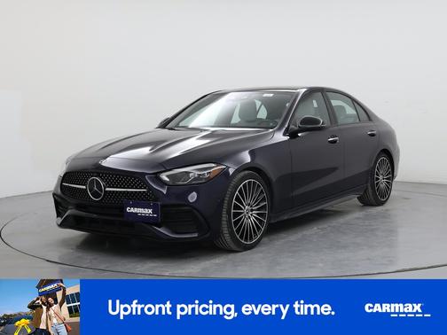 Blue 2023 Mercedes-Benz C-Class
