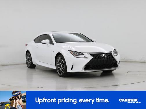 White 2015 Lexus RC 350