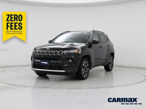 Black 2022 Jeep Compass Limited