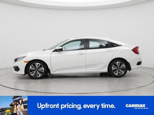 White 2017 Honda Civic EX-T