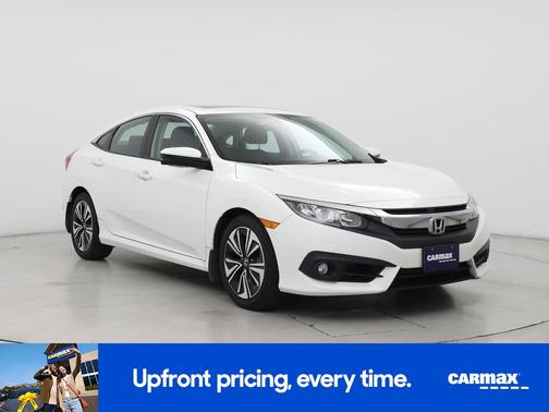 White 2017 Honda Civic EX-T