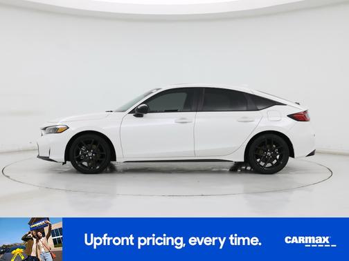 White 2025 Honda Civic Hybrid Sport