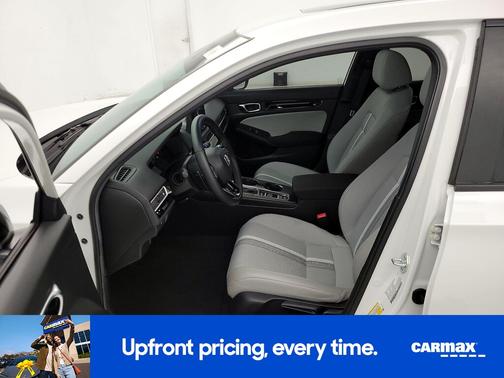 White 2025 Honda Civic Hybrid Sport