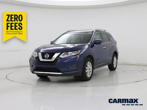 Blue 2017 Nissan Rogue SV