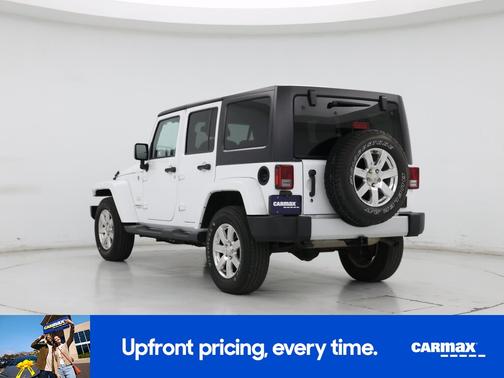 White 2015 Jeep Wrangler Unlimited Sahara