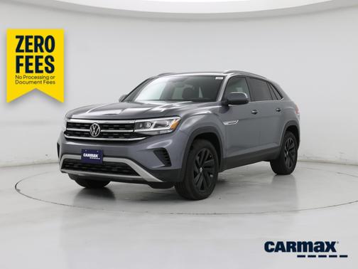 Gray 2021 Volkswagen Atlas Cross Sport SE w/Tech