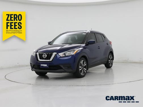 Blue 2018 Nissan Kicks SV