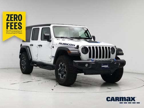 White 2022 Jeep Wrangler Unlimited 4xe Unlimited Rubicon