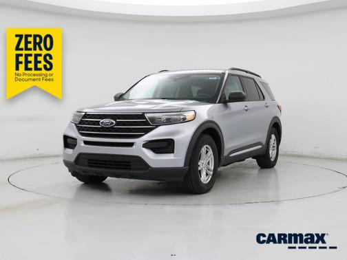 Silver 2022 Ford Explorer XLT