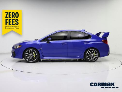 Blue 2020 Subaru WRX STI Limited