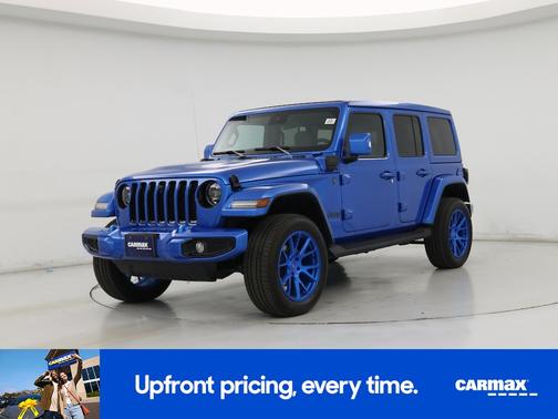 Blue 2023 Jeep Wrangler 4xe Unlimited Sahara High Altitude