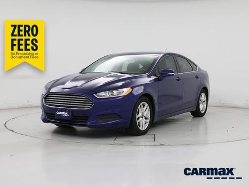 Blue 2016 Ford Fusion SE