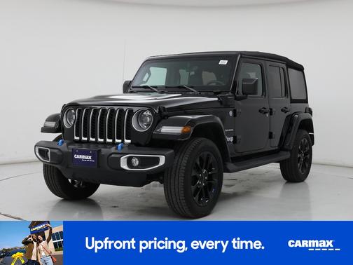 Black 2023 Jeep Wrangler 4xe Unlimited Sahara