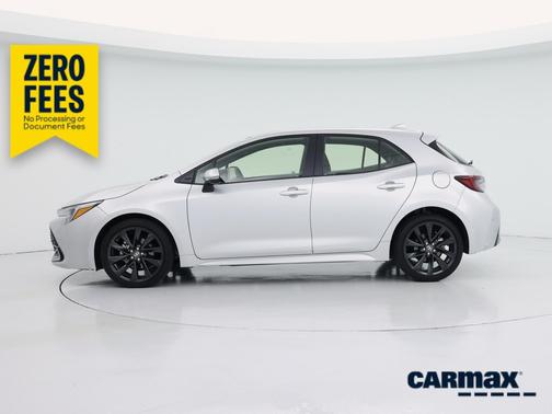 Silver 2025 Toyota Corolla Hatchback XSE