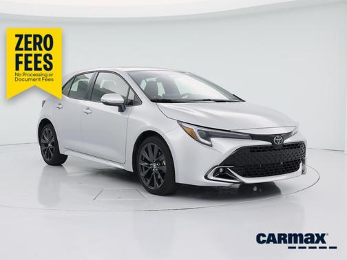 Silver 2025 Toyota Corolla Hatchback XSE