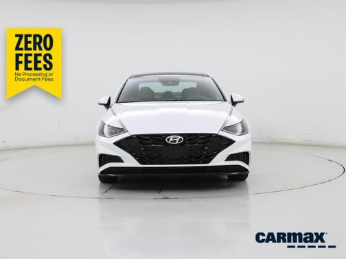 White 2020 Hyundai SONATA Limited