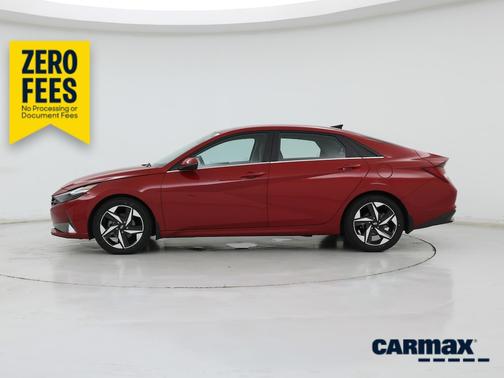 Red 2023 Hyundai ELANTRA HEV Limited