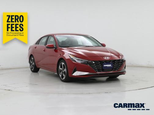 Red 2023 Hyundai ELANTRA HEV Limited