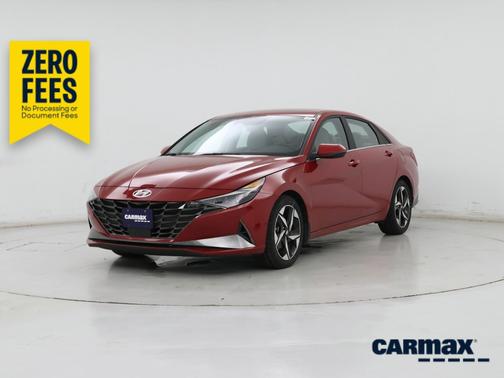 Red 2023 Hyundai ELANTRA HEV Limited