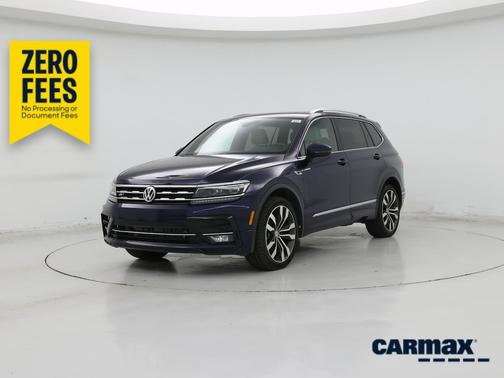 Blue 2021 Volkswagen Tiguan SEL Premium R-Line