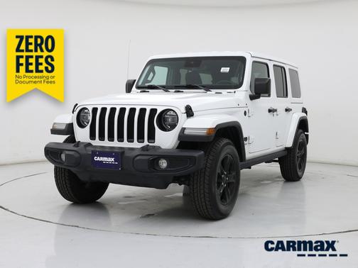 White 2021 Jeep Wrangler Unlimited Sahara Altitude