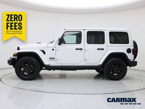 White 2021 Jeep Wrangler Unlimited Sahara Altitude