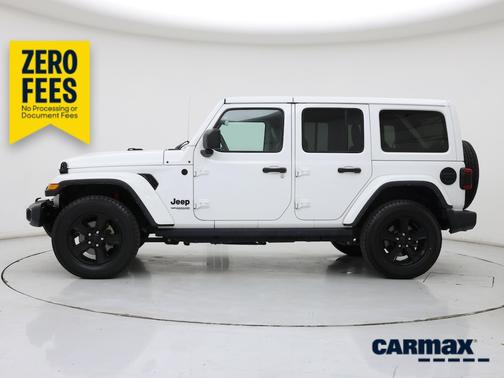White 2021 Jeep Wrangler Unlimited Sahara Altitude