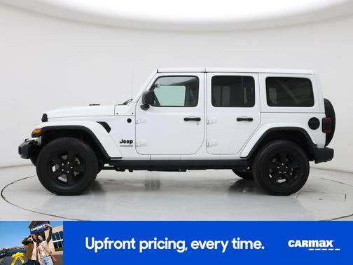 White 2021 Jeep Wrangler Unlimited Sahara Altitude