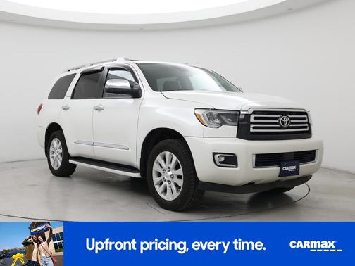 White 2018 Toyota Sequoia Platinum
