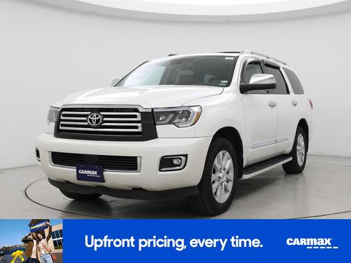 White 2018 Toyota Sequoia Platinum