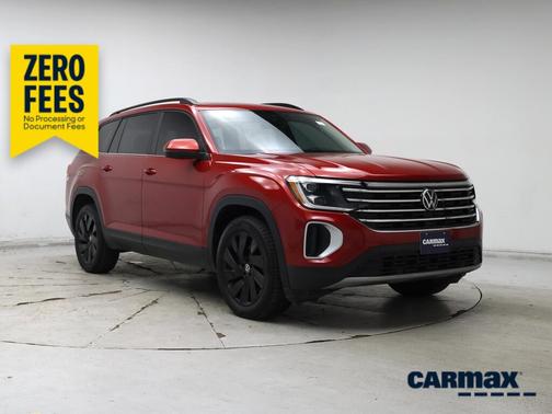 Red 2024 Volkswagen Atlas SE w/Tech