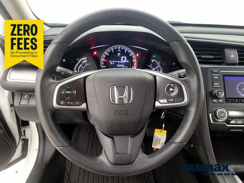 White 2016 Honda Civic LX