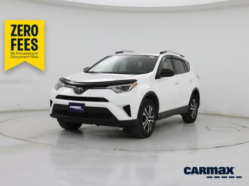 White 2017 Toyota RAV4 LE